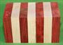 Blank #712 - Redheart & Cherry Turning Blank ~ 3 3/8 x 3 3/8 x 6 1/4 ~ $17.99